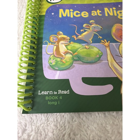 LeapFrog LeapStart Mice At Night Learn To Read Book 4 Long I - Picture 2 of 6